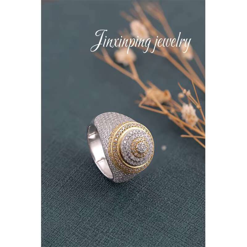 Iced Out Moissanite Rapper Rings Iced Out Custom Ring Iced Out Ring Hiphop Ring Customized Ring.