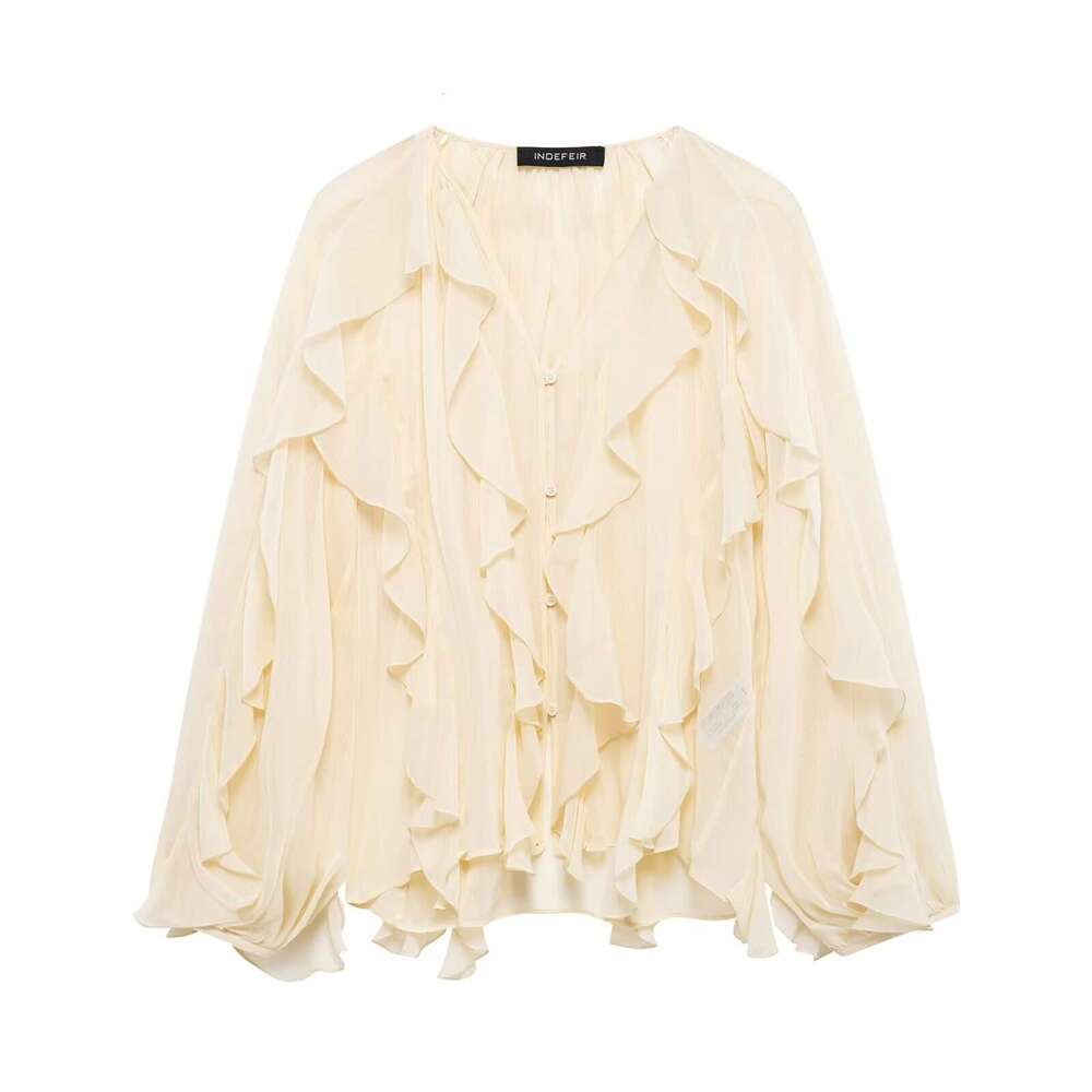 Spring New Style Layered Decor Solid Color Shirt4786063321 B5