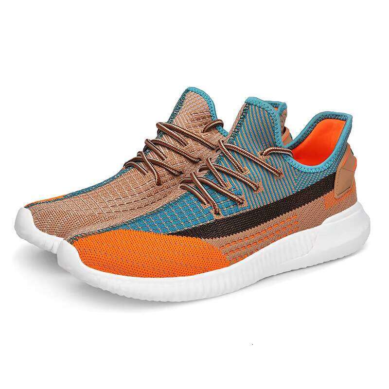 Cold Sticky Flying Woven Fashion Trendy Sneakers Men's Comfortable Casual Sport Shoes