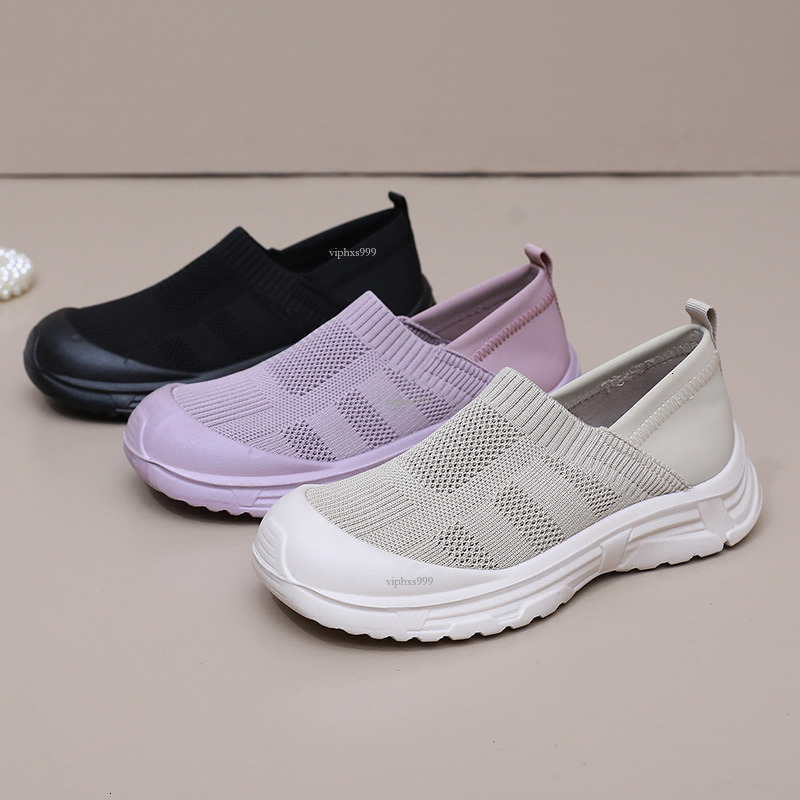 Socks Shoes New Casual Versatile Designer Shoes Sports Soft Sole Casual Shoes Outdoor Running Black Men's Shoes Slip-on Lightweight Breathable