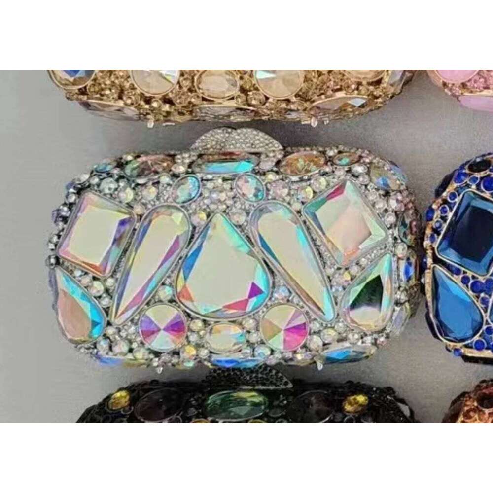 Women Rhinestone Evening Designer Handbags Crystal Banquet Party Bags Fashion Dress Stone Bag Shiny Dinner Clutch