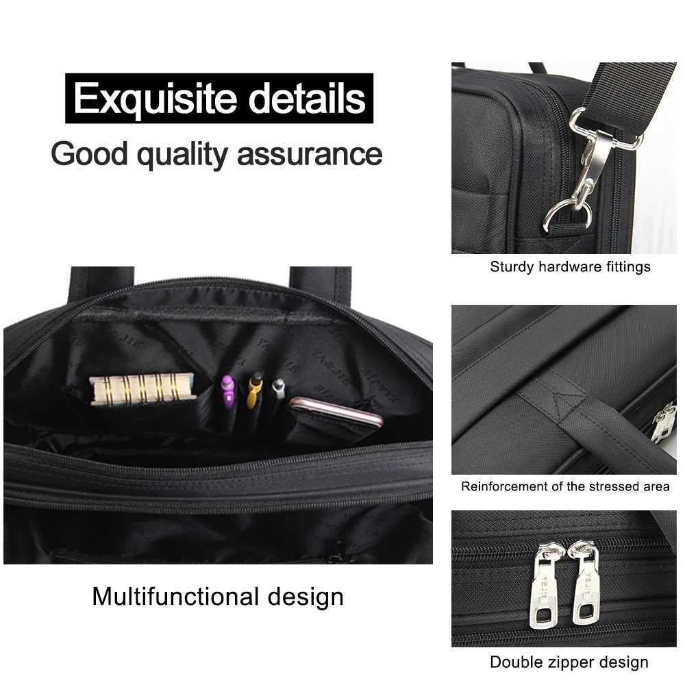 Briefcases For Men Canvas Tote Bag Large Laptop Case 15.6 Inch 17 Inch 14 Inch Computer Bag Work Business Shoulder Office W250610
