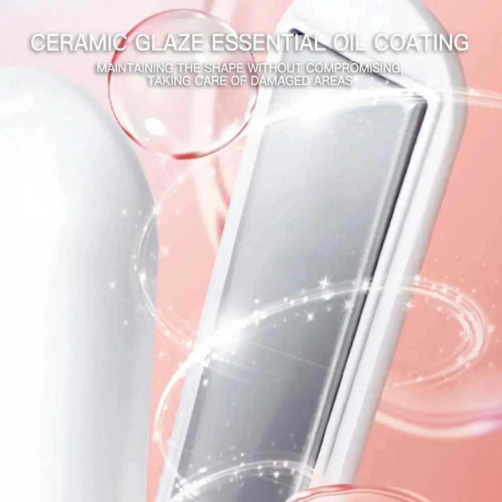 Wireless Mini Hair Straightener Even Heat Distribution No Damage To Hair Straightening Irons Cordless W250610