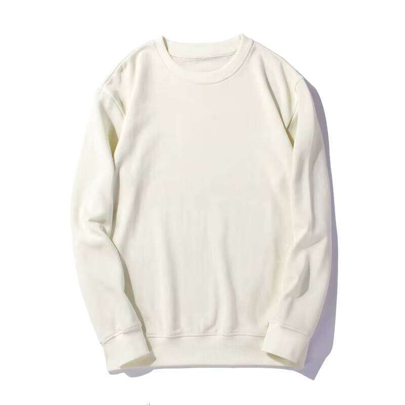 4XL Plus Size Unisex 85% Cotton Autumn Plain Pullover Hoodie Team Logo Crew Neck Sweatshirt