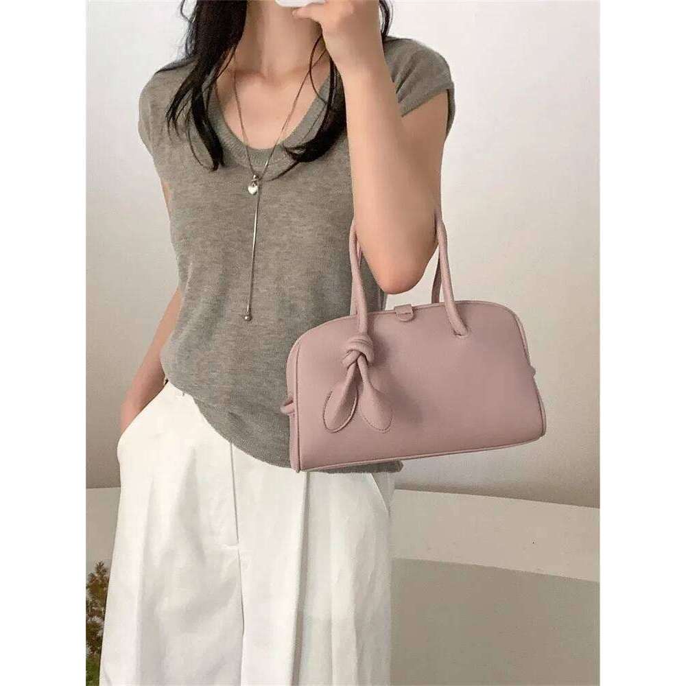 Matte PU Leather Shoulder Bags Women Simple Large Capacity Office Worker Commuter Underarm Bag 2025 New Solid Boston Handbags