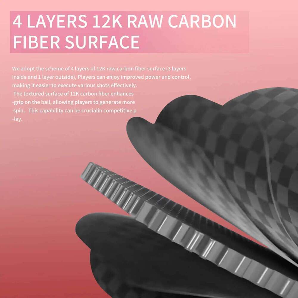 Paddlesshop Planker Pickleball Paddle 12K Raw Carbon Fiber Thermoformed Unibody 16mm Upgraded Gen3 Propulsion Core Foam Injected
