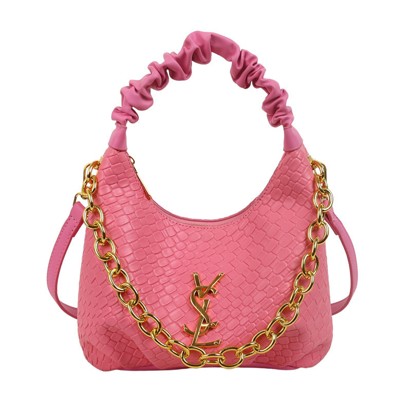 Designer bag free shipping 2025 new fashion light luxury high-end texture printed chain shoulder crossbody bag for womens