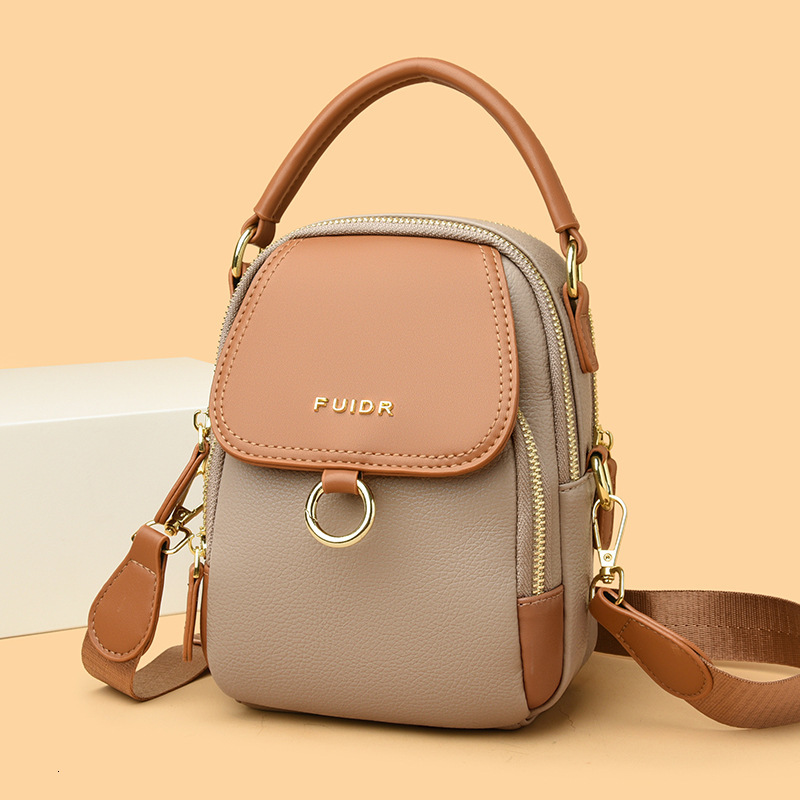 Free Shipping Designer Mom Bag 2025 New Versatile Small Crossbody Bag For Women Color-block Shoulder Luxury Handbag Casual Trendy Phone Bag