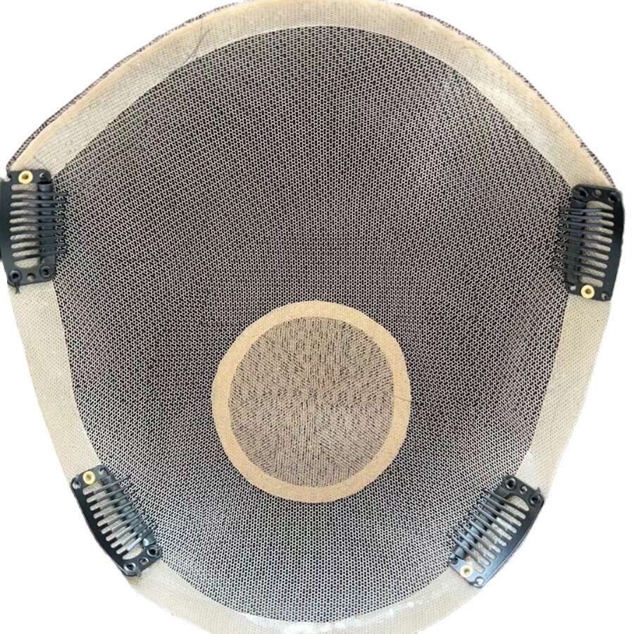 Women's Hairpiece Natural Seamless Hairline High Volume Low Coverage Gray Real Human Top Hair Patch