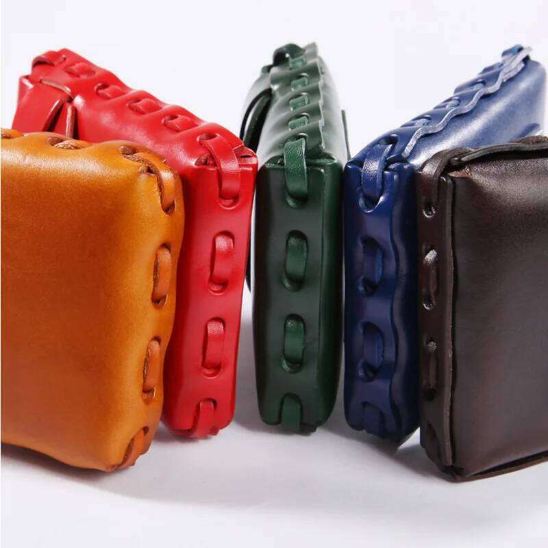 Stylish Gurovi Leather Purse - Sleek Compact Wallet & Protective Case Combo