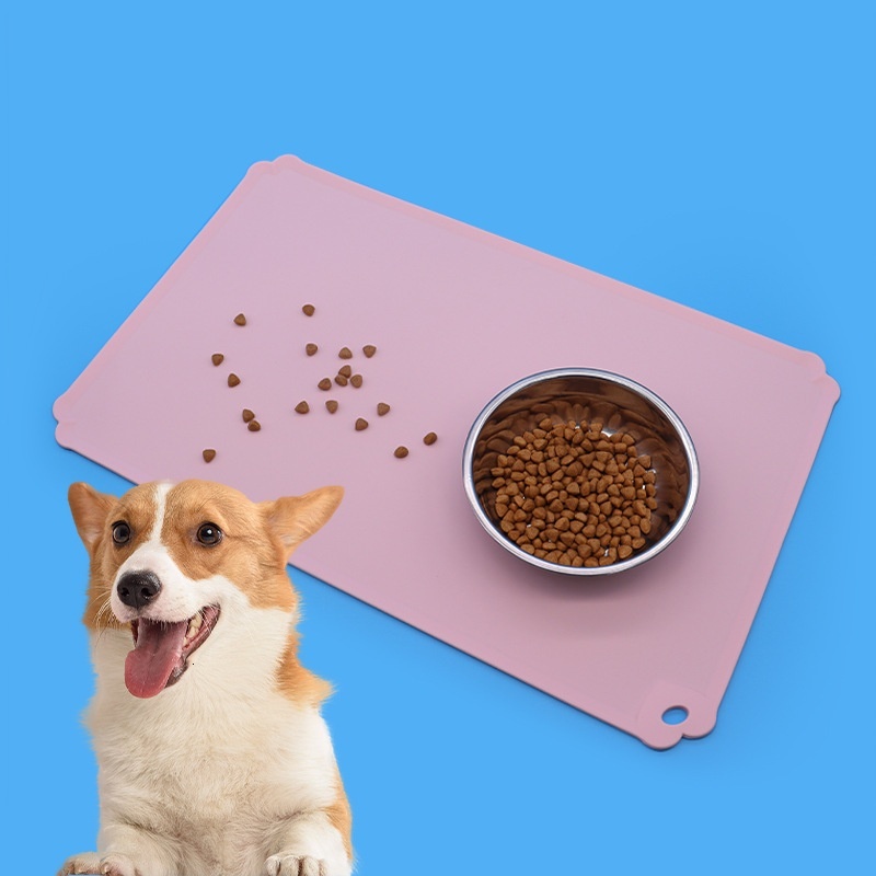 Pet Waterproof Leak-Proof Silicone Dining Feeding Mat Cat Dog Supplies