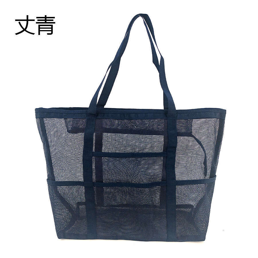 Summer New Korean Style Beach Swimming Toy Handheld Storage Large Capacity Mesh Visible Makeup Toiletry Bag