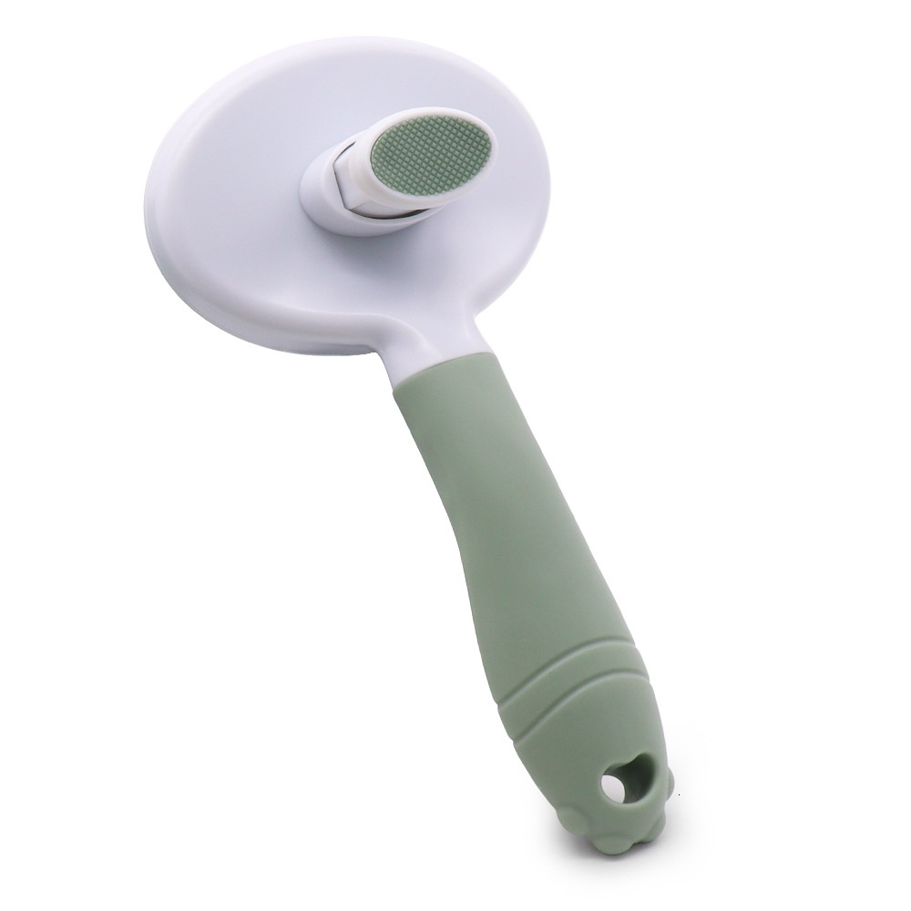 Cat Brush For Shedding, Cleaner For Indoor Cats, Self-Cleaning Slicker Brush For Dogs,Pet Brush Gently Removes Loose Fur Undercoat For Small Pet Rabbi