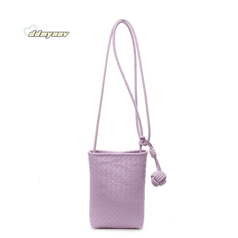 Phone for Women Woven Crossbody Trendy New Niche Design Korean Style Ins Shoulder Bag ddmynov