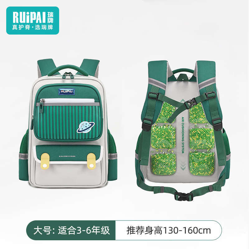 Designer Bags 2025 Rui Brand Elementary School Girls Grades 1-6, Spine Protection, Lightweight, Large Capacity, Airbag Backpack For Boys Luxury Bag