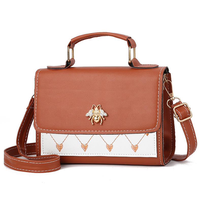 Free Shipping 2025 New Designer Bag Cross-border Fashion Bee Handbag Luxury Wallet Korean Fashion Women Shoulder Width Handbag High-quality Shopping B