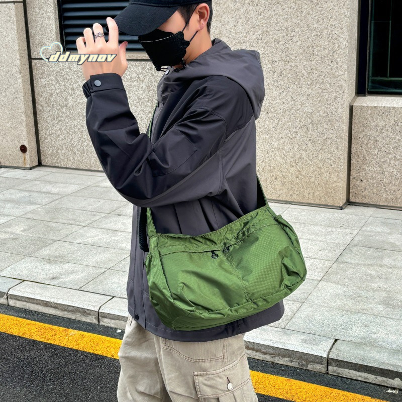 Fashion High-Density Waterproof Oxford Cloth 2024 New Textured Yoga Unisex Casual Shoulder Bag ddmynov