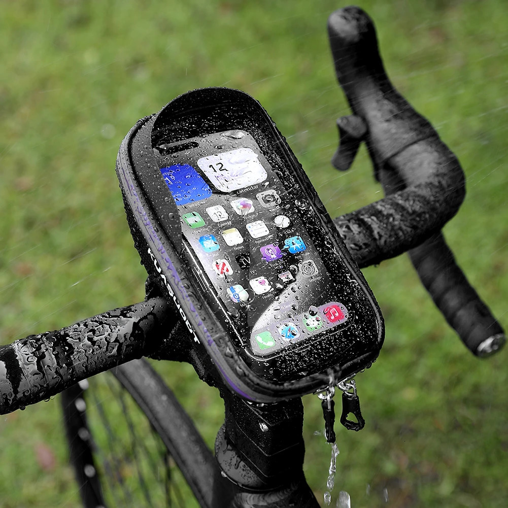 EVA Bicycle Front Frame Bag Large Capacity Handlebar Cell Phone Bag Cycling Phone Holder Bag for Men Bike Accessories Gift 250610