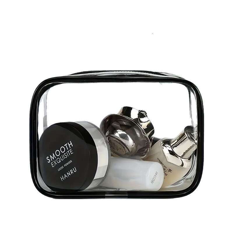 PVC Large Capacity Transparent Makeup Summer Toiletry Storage Bag For Women Cosmetics OEM Available