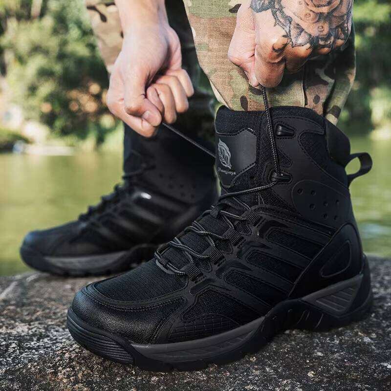 Hot Selling Men's Hiking Outdoor Fashionable High Top Sports Super Durable Walking Shoes for Men