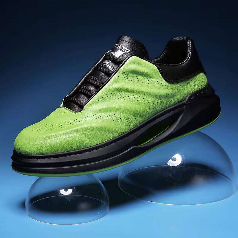 Fashion New Versatile Breathable Leather Casual Men's Sports Shoes Sneakers