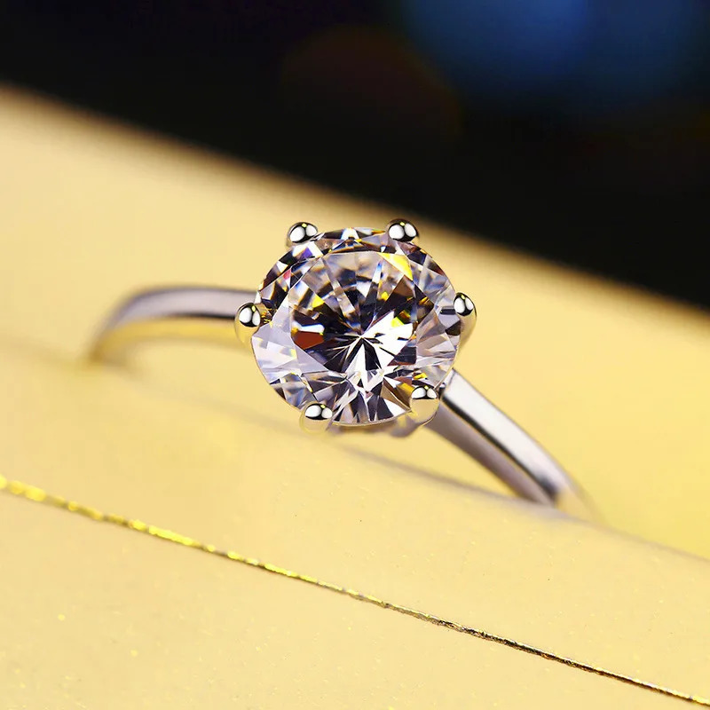 Korean Style Female Small Ring Fashion 925 Silver Gold Wedding Band Rings Promise Love Engagement Rings For Women 250610