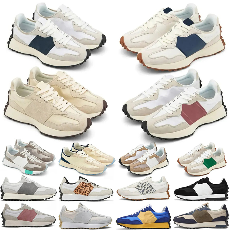 Free Shipping new 327 designer running Shoes for mens womans sneakers chaussure black white leopard outdoor sports woman men trainers
