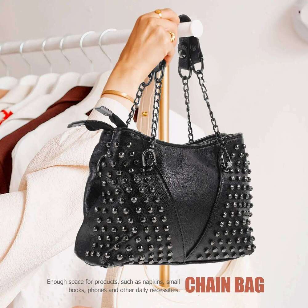 Crossbody Chain PU Handbags Satchel Big-Capacity Messenger Women Fashion Shoulder Purse Bag