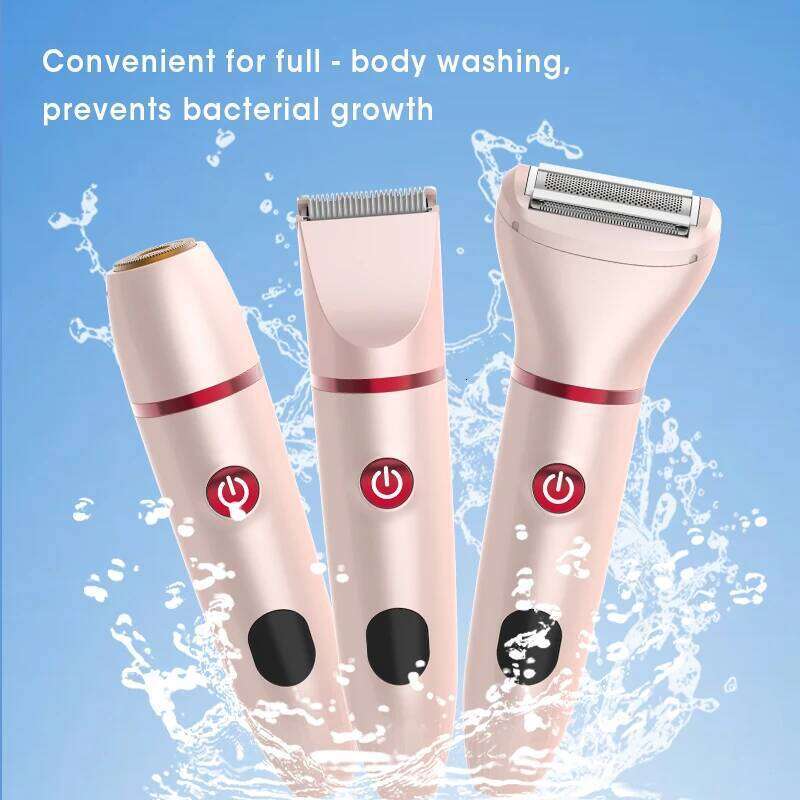 RESUXI 588 Women's 3-in-1 Electric Epilator Bikini Lady Shaver Removal Sideburns Lip Clipper Private Hair Trimmer