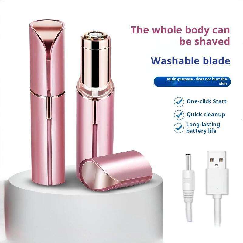Electric Eyebrow Trimmer Mini Eye Brow Epilator Facial Lipstick Shape Hair Removal Portable Women Painless Razor Shaver Tool