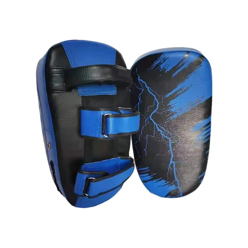 Boxing Gloves Kickboxing Muay Thai Punching Pad Curved Strike Shield Boxing Training Mitt Punching Pad Taekwondo Equipment 250610