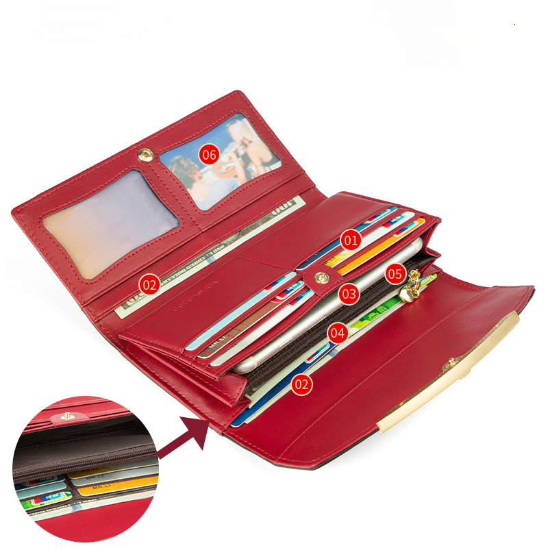 Free Shipping 2025 New Designer Bag High-quality Women's Long Wallet Leather Multifunctional Card Bag Exquisite And Practical Large Capacity Coin