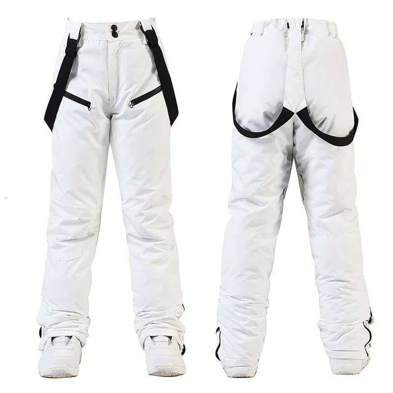 Winter Unisex Ski Windproof Waterproof Snowboard Wear Outdoor Warm Snow Sports Pants Men Women Skiing Trousers