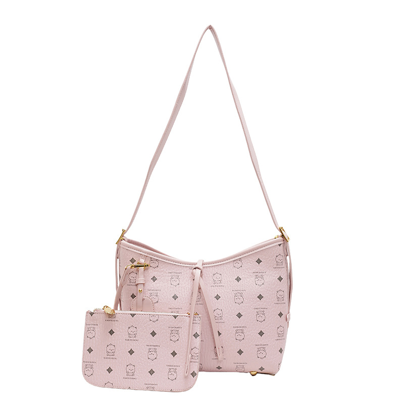 Free shipping new designer Shoulder totes Bags For womans ladies flap bear printing lady square handbag pink women crossbody Underarm tote bag
