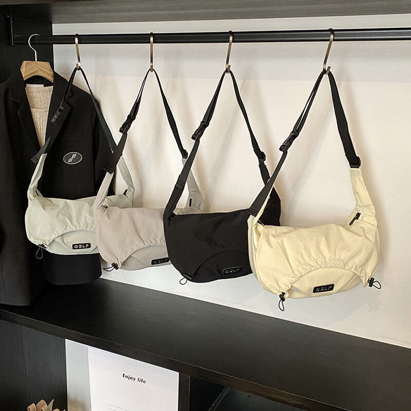Korean Style Crossbody For Women, Large Capacity Commuter Casual Sports Dumpling Bag, College Student Shoulder Puffy Bag