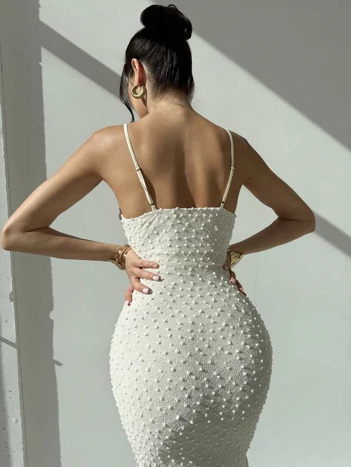 Womens casual vacation sexy backless slim-fit dress with hip strapXJ250610