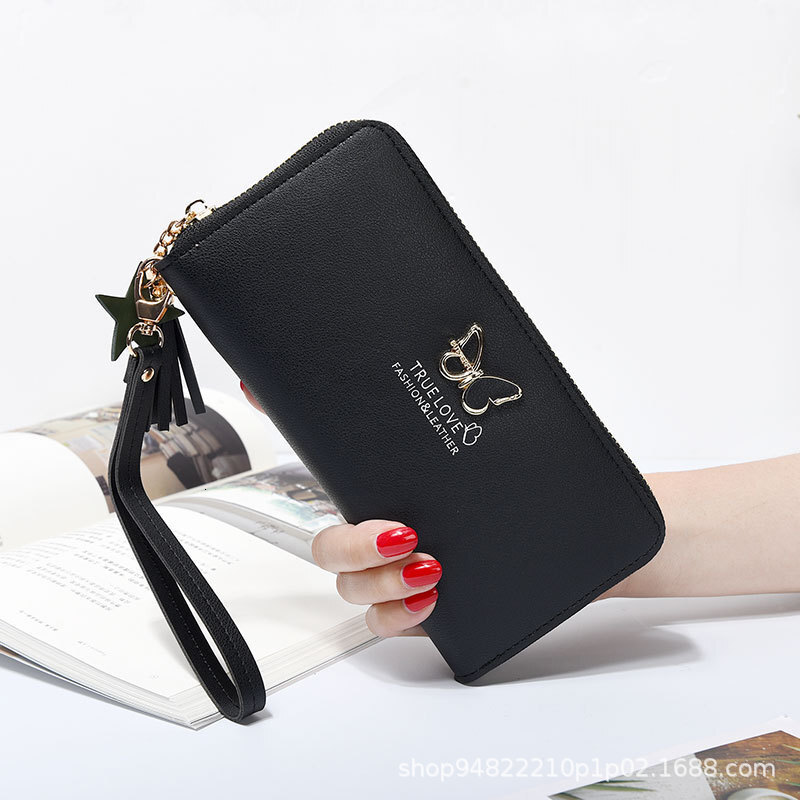 Free Shipping 2025 New Designer Bag Women's Long, Large Capacity Single Zipper Wallet Multifunctional With Card Slot Coin Bag Exquisite And Pract
