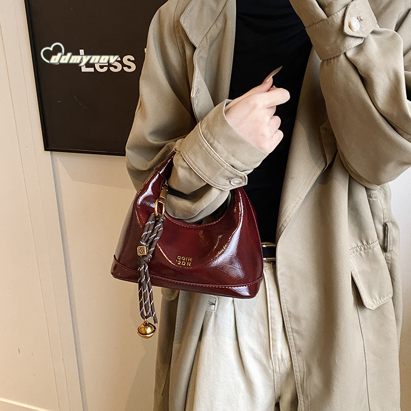for Women 2025 New High-End Niche Autumn Winter Textured Shoulder Crossbody Ladies Trendy Handbag Dumpling Bag ddmynov