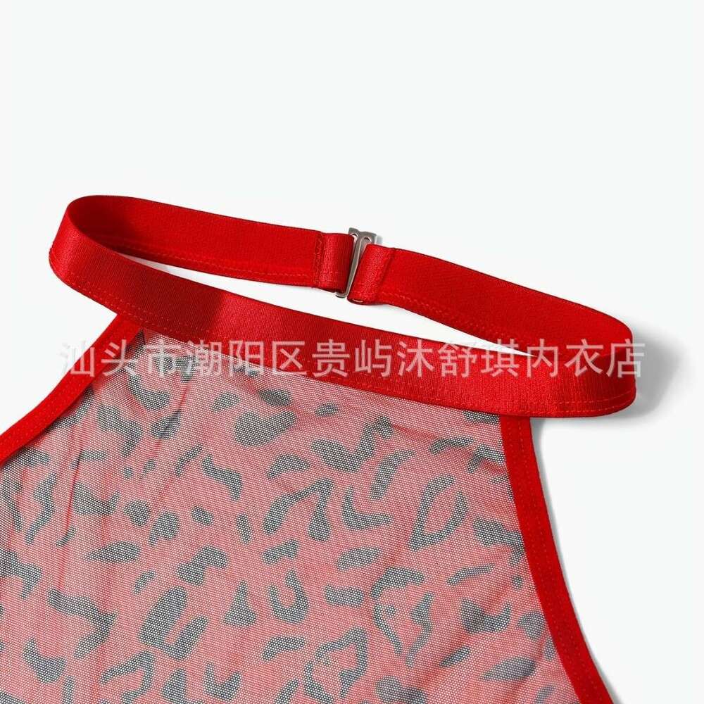 Spell Lingerie Porn Suits Labeled Bodysuit Halter Neck Metal See Through Sexy Chain Sexy Lingerie