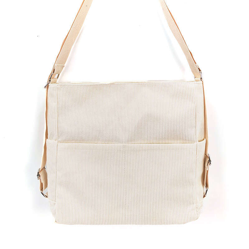 New Corduroy 2025 Simple Casual Stylish Solid Color Shoulder Underarm Handheld Tote Bag 250531