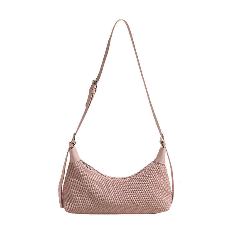 High-Quality Texture Underarm for Women 2024 New Trendy Fashion Casual Pleated Handbag Shoulder Crossbody Bag GUHUISHU