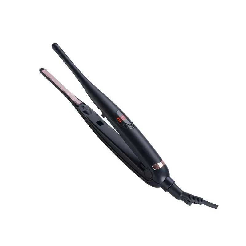 2 in 1 Flat Iron Hair Straightener Hair Curler Professional Ceramic Flat Iron For Short Hair Women And Men Beard Straightener W250610