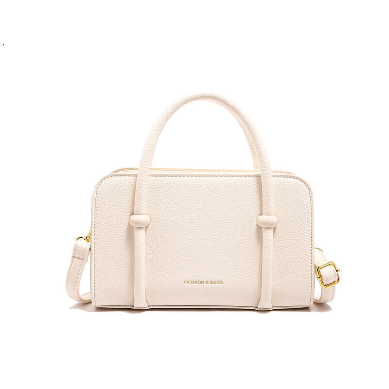Elegant Handbag Small Square For Women New Korean Style Trendy Versatile Shoulder Textured Niche Commuter Crossbody Bag