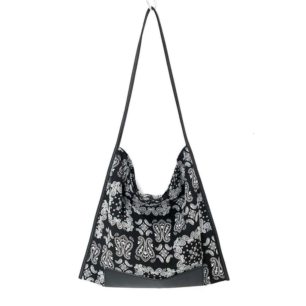 Korean Dongdaemun Women's 2021 New Trendy Printed Shoulder Paisley Pattern Cloth Bag Handbag