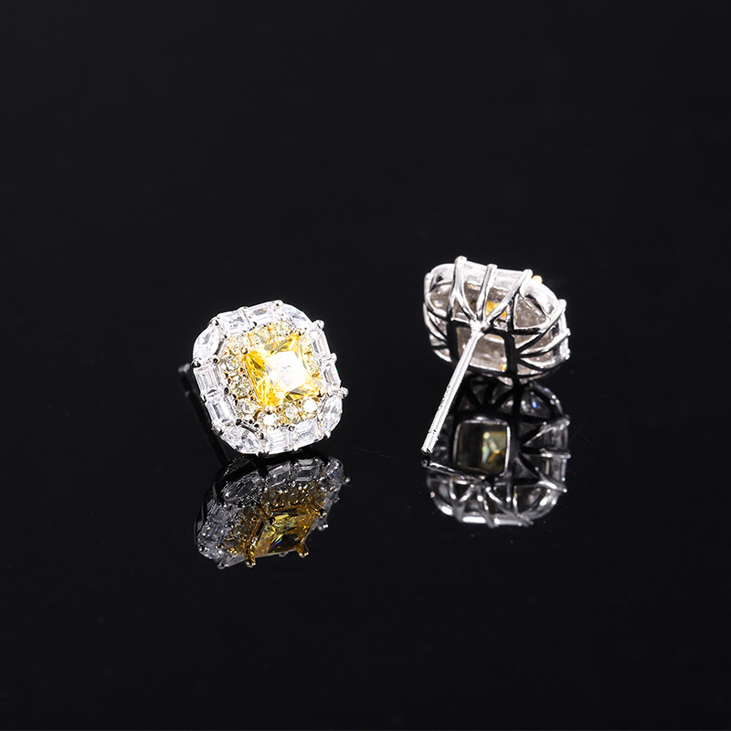 Sophisticated Ladies' Flora-Themed Sterling Ring Accented with Brilliantly Shaped Stones