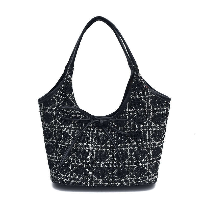 New Niche PU Tote For Women, Fashionable Strap Bowknot Handbag, Elegant Commuter Shoulder Underarm Bag