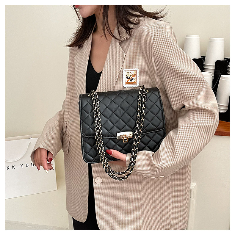 Free Shipping New Designer Bag For 2025 Women's Luxury Wallet Bag Crossbody Retro Trend Quilted Chain Handbag Fashion Shoulder Bag