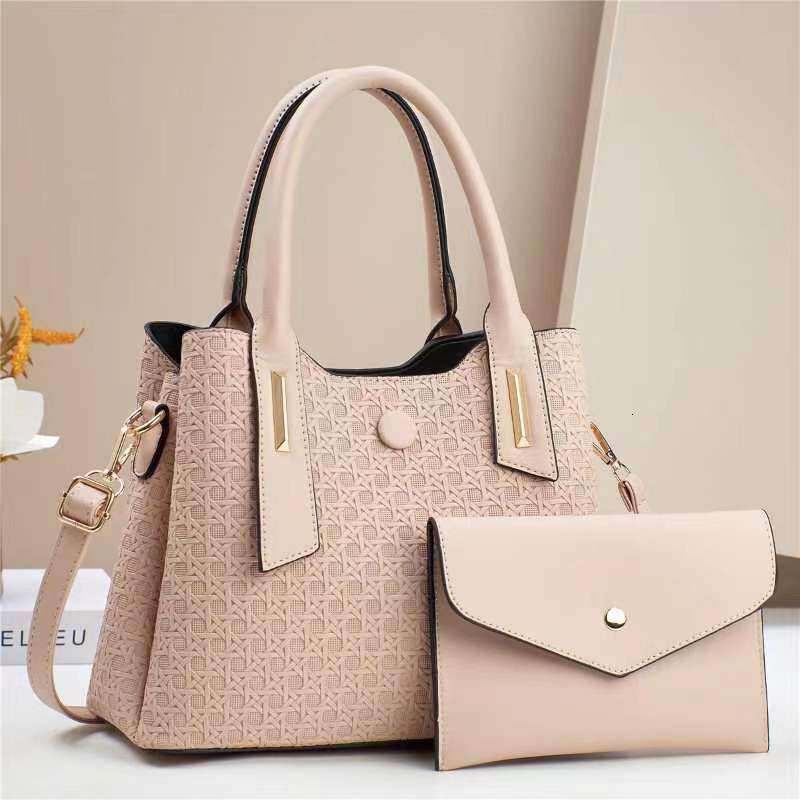 New Simple Fashion Trend Mother-Daughter High-End Large Capacity Shoulder Crossbody Bag Handbag for Women