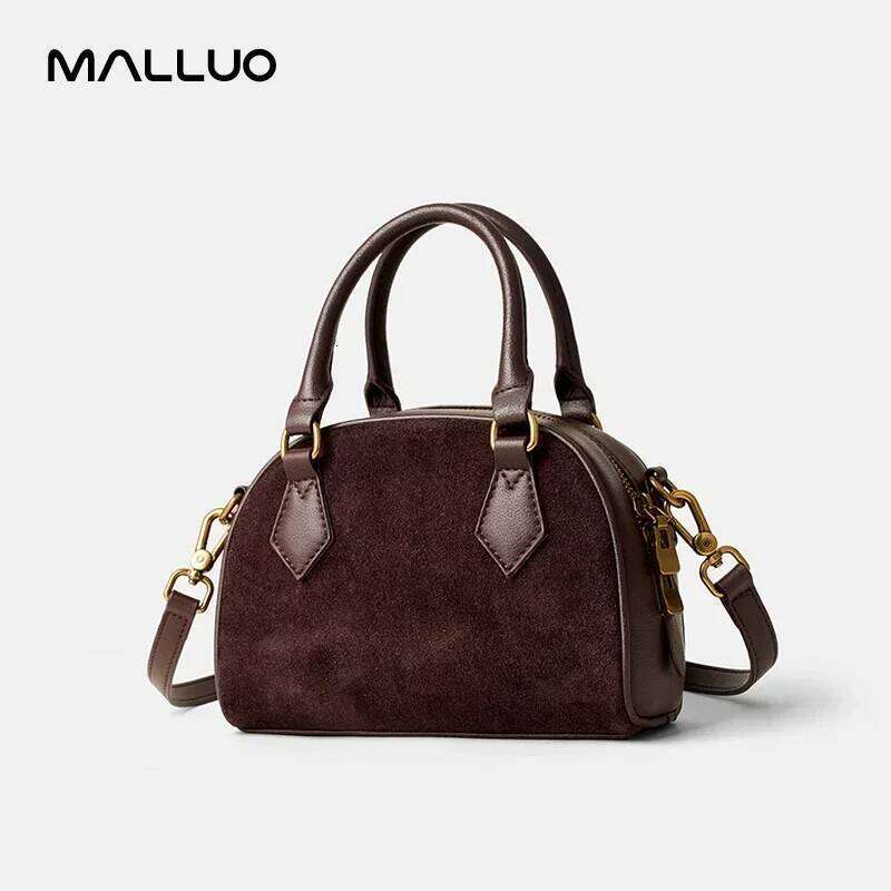 Women Cow Leather Shoulder Bag Female Cowhide Fashion Versatile Handbag Lady Crossbody Classic Retro Boston Bags Ladies