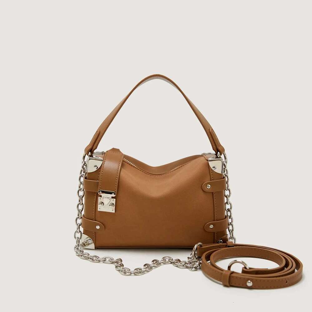 Designer Leather Shoulder Bag For Women Elegant Crossbody Handbag Ladies Fashionable Tote Messenger Purse Brand